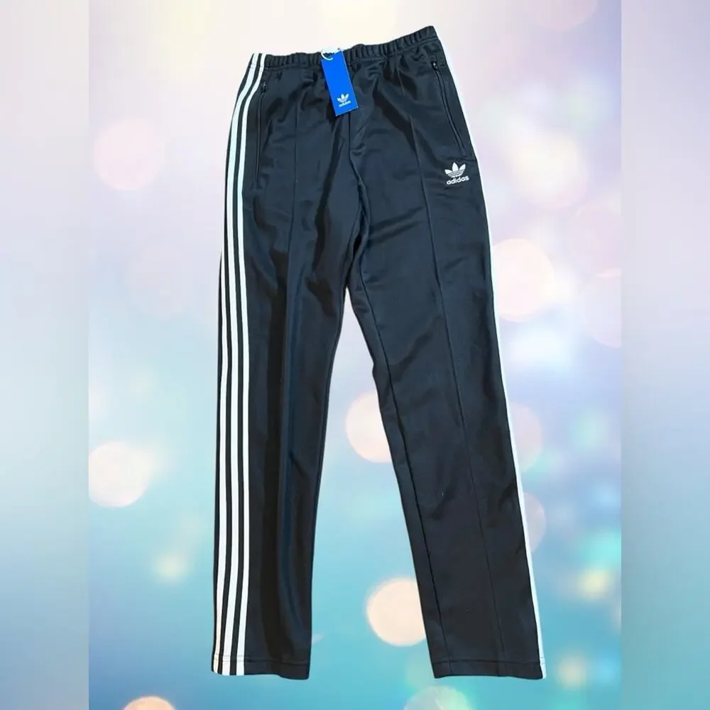 Adidas Originals 3 Stripe Track Pants Trefoil Zip Pocket Joggers NWT Men's S - Picture 3 of 12